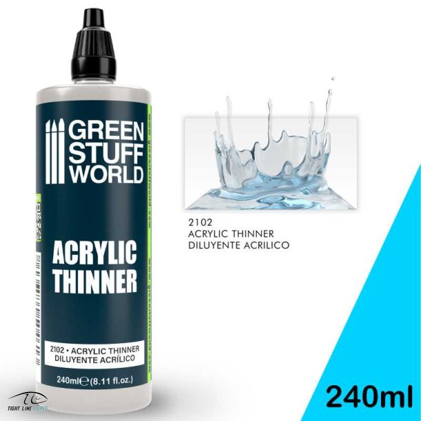Acrylic Thinner 240 ml GSW - Airbrush Additiver - Tight Lures