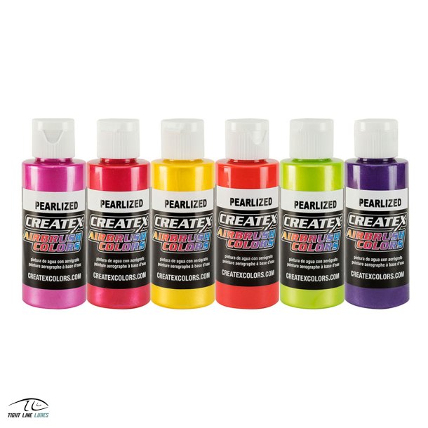 Airbrush St Maling Createx Perlemor Sample St 6 x 60 ml