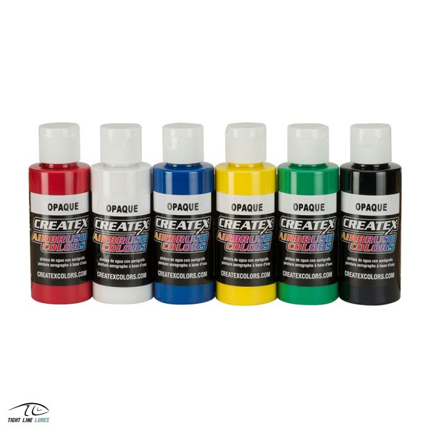 Airbrush St Maling Createx Opaque St 6 x 60 ml
