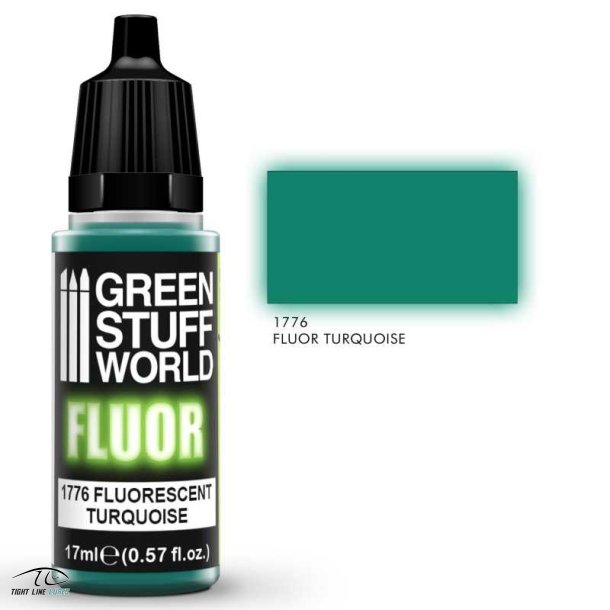 Airbrush UV Maling Turkis Fluor 1776