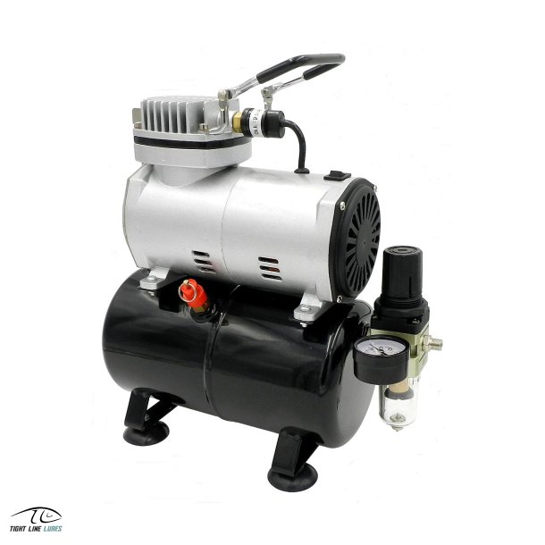 Airbrush Kompressor Med 3 L Tank | Oliefri |CREATEX