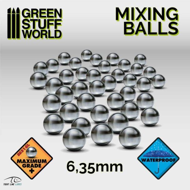 Wobler Belastning Mixing Balls 6.35mm 1g