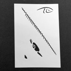 Tobis Stencil Til Fiskegrej 18 cm