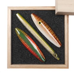 Geschenkbox mit Blinker fr Meerforelle fischen 