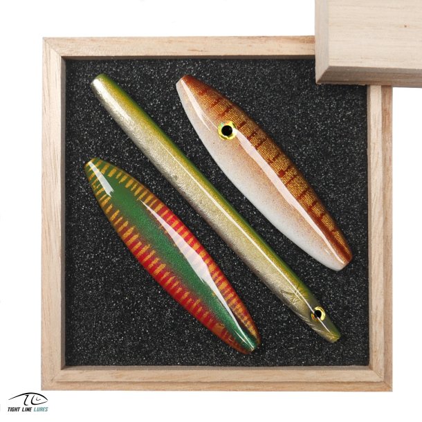 Geschenkbox mit Blinker fr Meerforelle fischen 