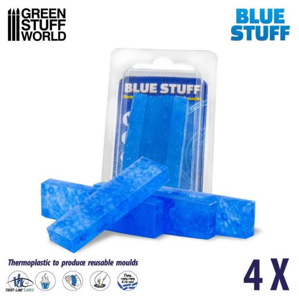 Blue Stuff Mold 4 Barer Genanvendeligt Stbemateriale