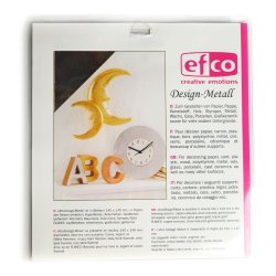 Bladmetal Sort Guld Design Metal