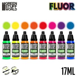 Fluor Paints X 8 UV Maling St