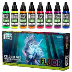 Fluor Paints X 8 UV Maling St