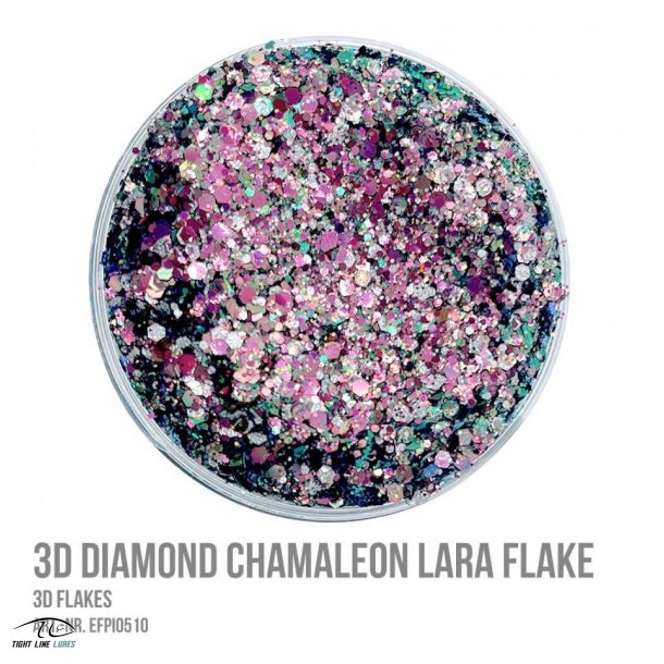 Glimmer 3D Diamond Chameleon Lara Flake 25 Gram
