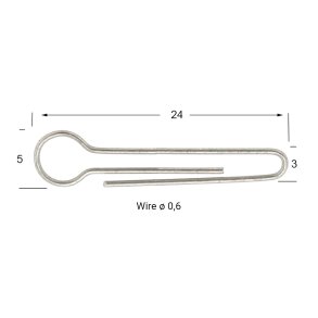 Krog je Til Blink Og Wobler 5 mm Lang