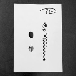 Kutling Stencil Til Fiskegrej 8,2 cm