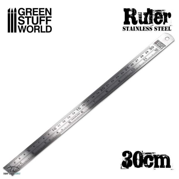 Metal Lineal Stl 30 cm