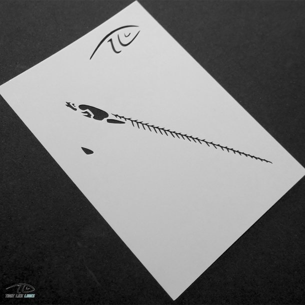 Tobis Stencil Til Fiskegrej 11,8 cm