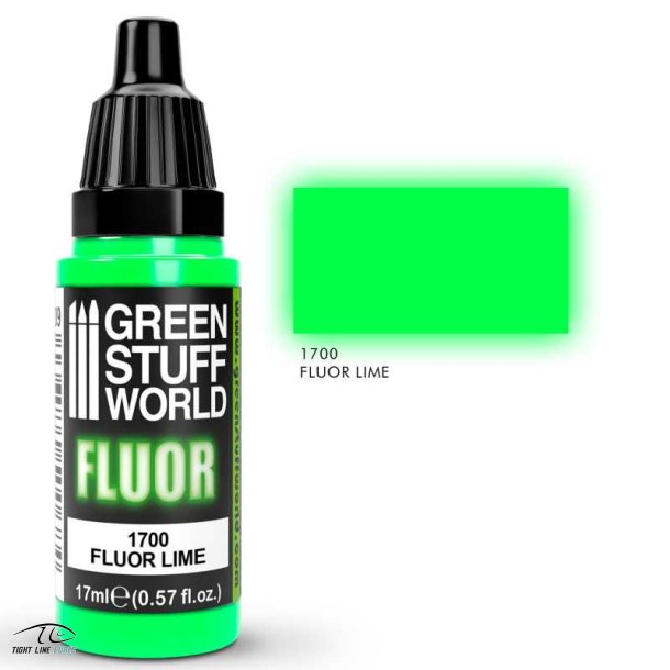 Airbrush UV Maling Lime Grn Fluor 1700