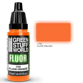 Airbrush UV Maling Orange Fluor 1703