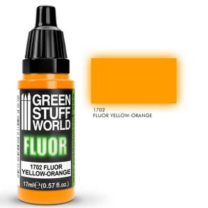 Airbrush UV Maling Orange-Gul Fluor 1702