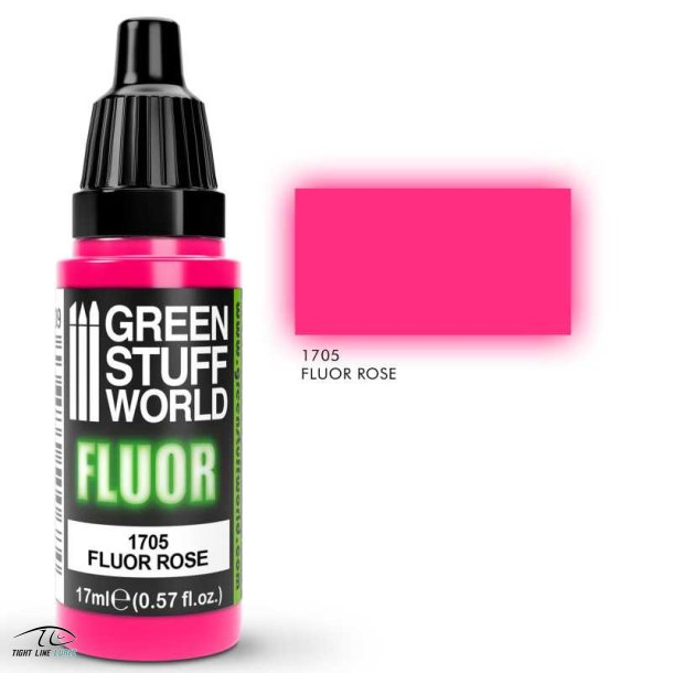 Airbrush UV Maling ROSE Fluor 1705