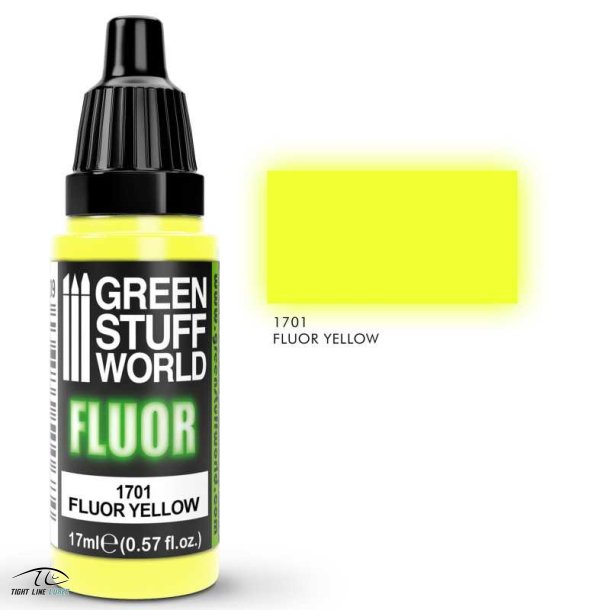  Airbrush UV Maling Gul Fluor 1701