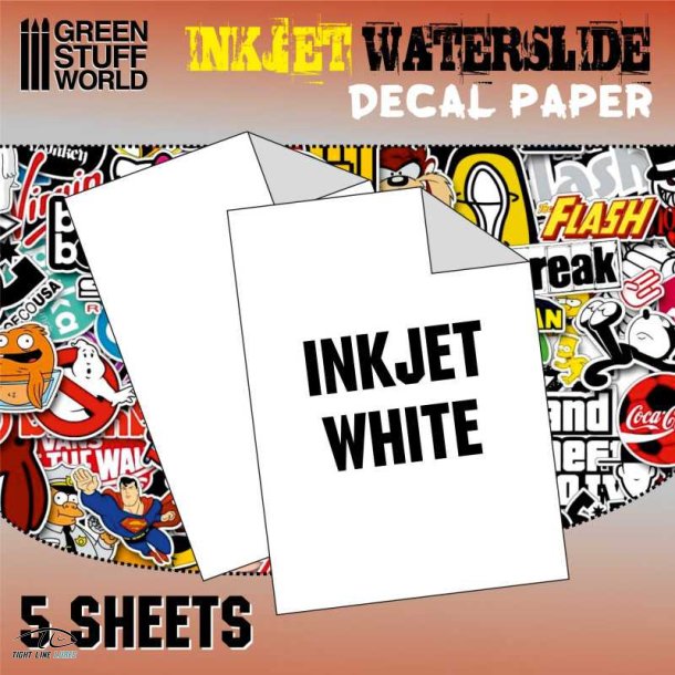 Decal Papir Til Blk Printer Inkjet Hvid