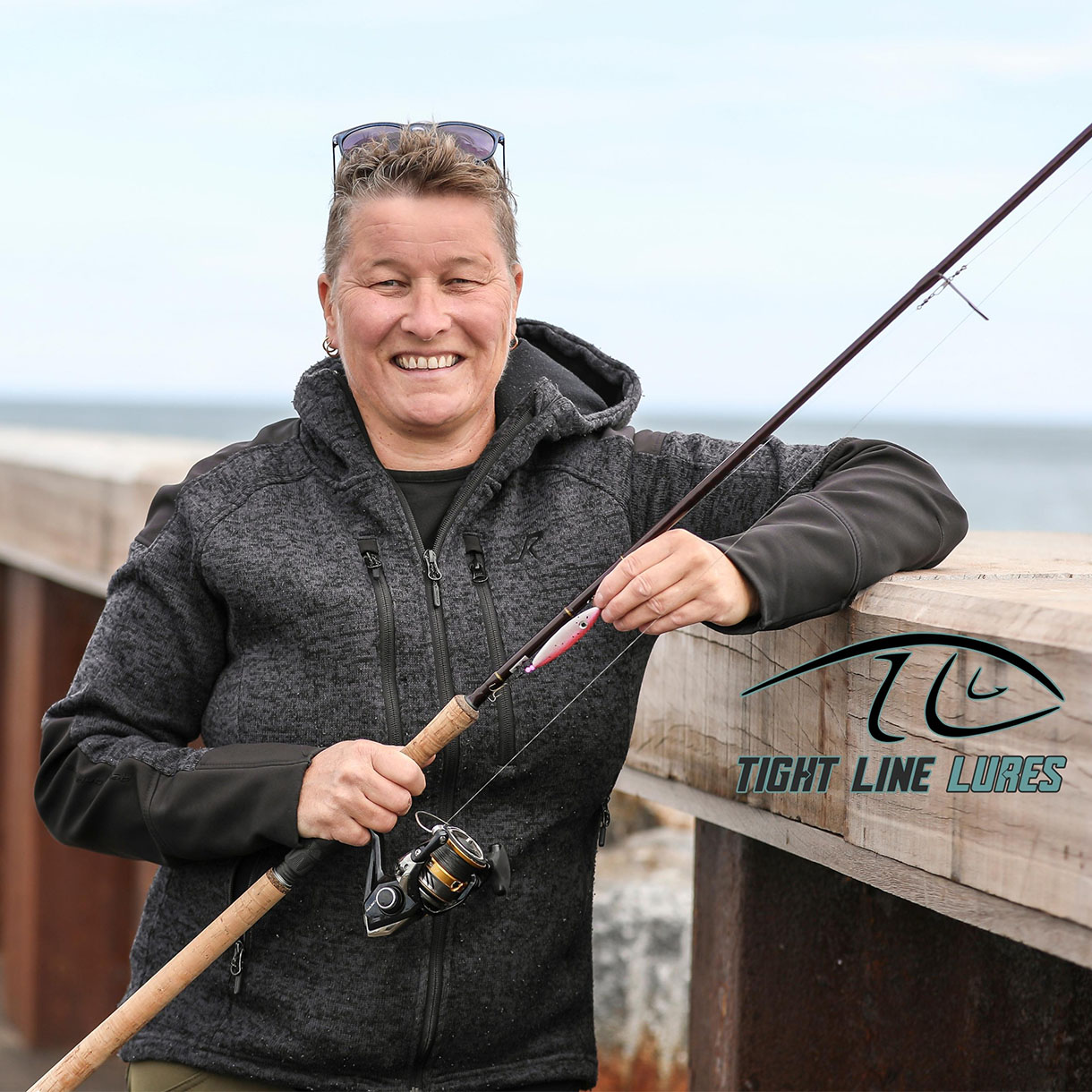 Small Waders - Gitte Hermann. Tight Line Lures ambassadør for gør det selv fiskegrej.